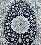 Full room size wool handmade vintage Persian Nain rug 300x200cm Australia