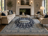 Full room size wool handmade vintage Persian Nain rug 300x200cm
