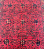 Full Room Size Wool Hand Knotted Vintage Afghan Kunduz. Rug 287x197cm