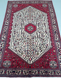 Decorative vintage Persian rug  rug with intricate patterns 