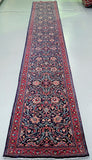 4.8m long lambs wool handmade Persian Sarough Hall runner rug Perth