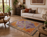 Pure wool Moroccan style handmade Afghan Gabbeh rug 2x1.5m Perth