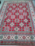 Massive Room Size Wool Handmade Afghan Kazak Rug 371x272cm At Persian Rug Warehouse WA in Perth