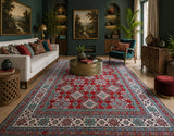 Massive Room Size Wool Handmade Afghan Kazak Rug 371x272cm