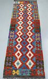 Certified Handmade Afghan Kilim Hall Runner 255x88cm Perth