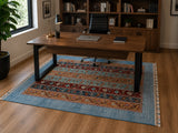 Fine lambs wool handmade Afghan Super Kazak rug 2x1.5m Shoparug