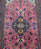 Full room size silk field handmade Persian Ardebil rug 287x172cm Shoparug