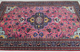 Full room size silk field handmade Persian Ardebil rug 287x172cm Perth