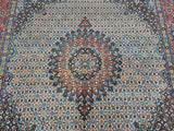 Full Room Size wool and silk Handmade Persian Birjand Rug 295x250cm Australia