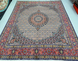 Full Room Size wool and silk Handmade Persian Birjand Rug 295x250cm Perth