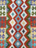 2.5m Long Hand Woven Afghan Waziri Kilim Hall Runner Rug Shoparug