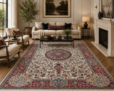 Dense quality large room size handmade Persian Kashmar rug 3.6x2.6m Australia
