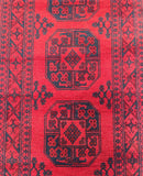 Certified Hand Knotted Afghan Hall Runner 392x81cm Australia