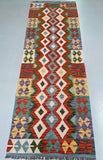 2.5m Long Hand Woven Afghan Waziri Kilim Hall Runner Rug Perth