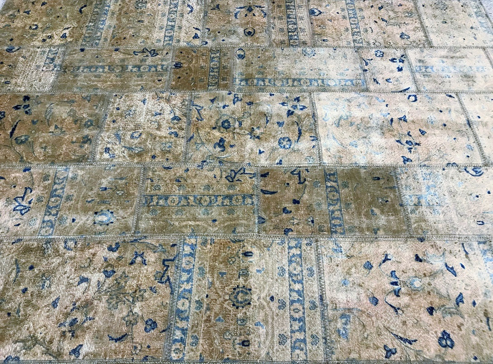 Vintage Patch Work Persian Rug 2.5x1.7m