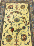 1.5x1m Masterpiece Persian Qum Rug Signed