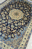 2x1.2m Superb Persian Nain Rug