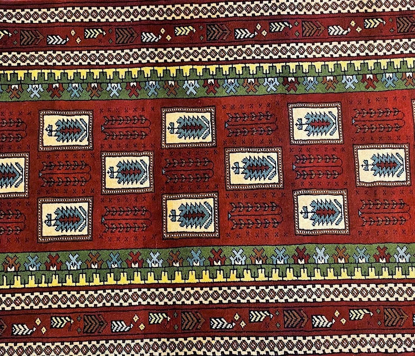 1.9m Tribal Persian Quchan Hall Runner
