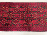 Dense quality pure wool handmade nomadic Persian Balouchi rug 1.9x1m Shoparug