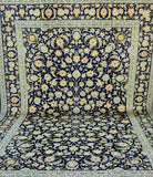 3.8x2.5m Persian Kashan Rug Signed