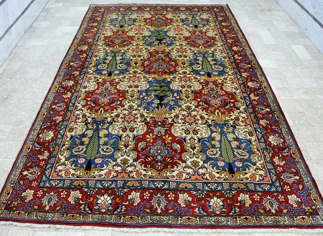 Garden Design Persian Bakhtiari Rug 3x2m | shoparug