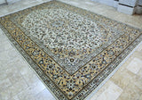 3x2m Beige Kashan Persian Rug