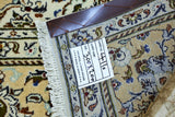 3x2m Beige Kashan Persian Rug