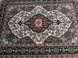 1.5x1.1m Superfine Persian Qom Rug