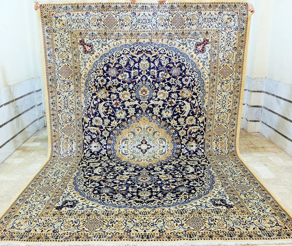 3.5x2.4m Persian Nain Rug