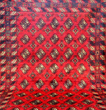 3x2.1m Vintage Persian Turkoman Rug - shoparug