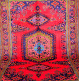 3.2x2.2m Geometric Vis Persian Rug