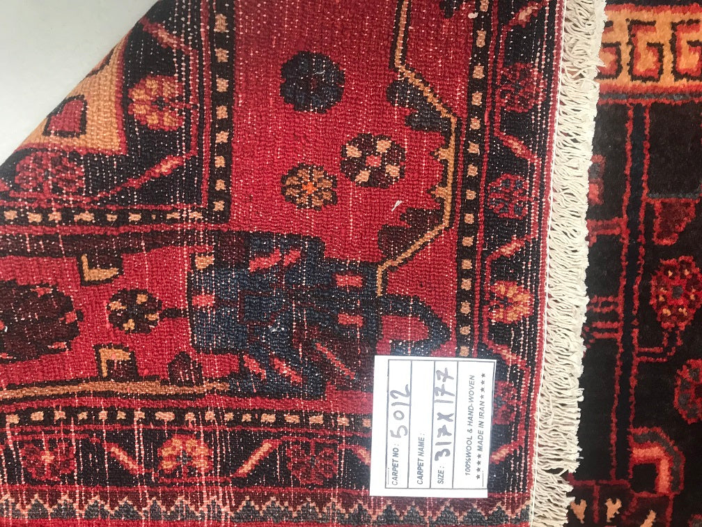 3.2x1.8 Tribal Persian Nahavand Rug