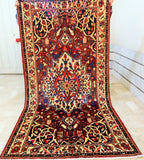 3x1.5m Vintage Bakhtiari Rug