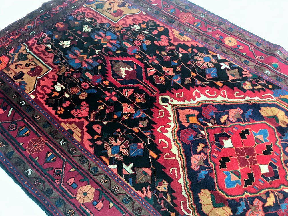 3.3x1.7m Vintage Tuserkan Persian Rug