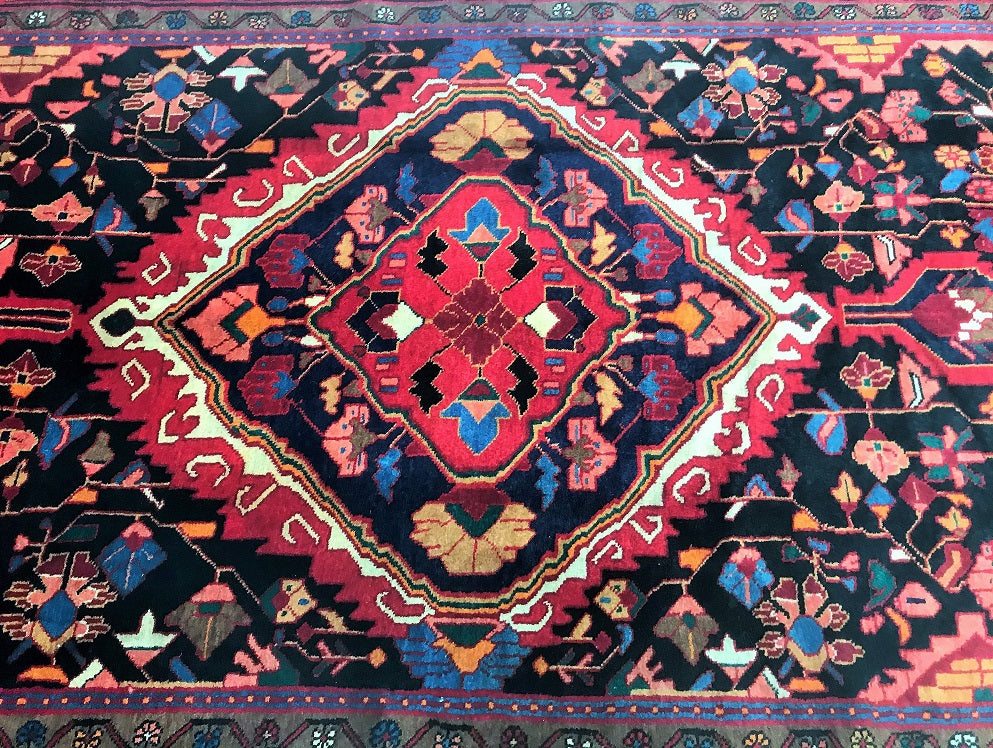 3.3x1.7m Vintage Tuserkan Persian Rug