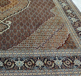 3.35x2.55m Persian Tabriz Rug