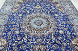 3.4x2.2m Silkinlaid Nain Persian Rug - shoparug