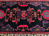 1.6x1.1m Tribal Hamedan Persian Rug