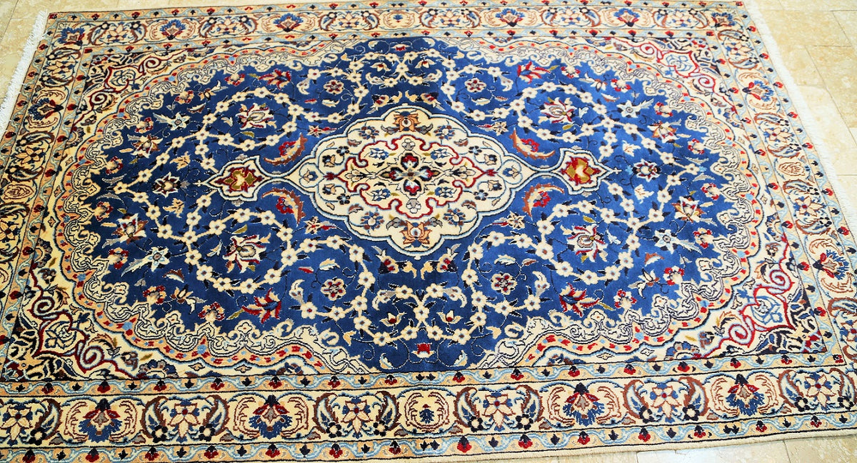 Arabesque Persian Nain Rug 2x1.3m | shoparug