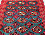 1.9x1.25m Persian Bokhara Turkoman Rug