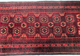 1.8x1m Vintage Tribal Balouchi Rug