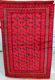 1.7x1.m Vintage Tekke Persian Rug