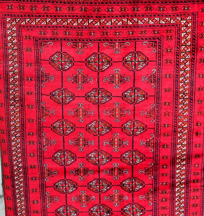 1.7x1.m Vintage Tekke Persian Rug