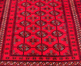 1.7x1.m Vintage Tekke Persian Rug - shoparug