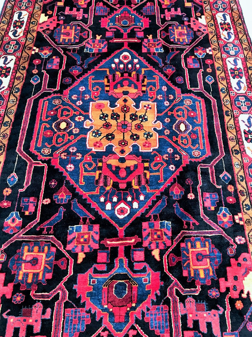 Tribal Persian Tuserkan Rug 3.1x1.6m