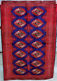 1.5x1m Bokhara Turkoman Persian Rug