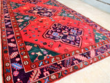 2.7x1.5m Vintage Luri Persian Rug