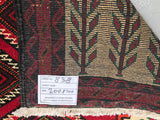 2x1m Tribal Persian Balouchi Rug - shoparug