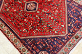 1.5x1m Tribal Abadeh Persian Rug