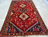 2.6x1.7m Vintage Qashghai Shiraz Rug